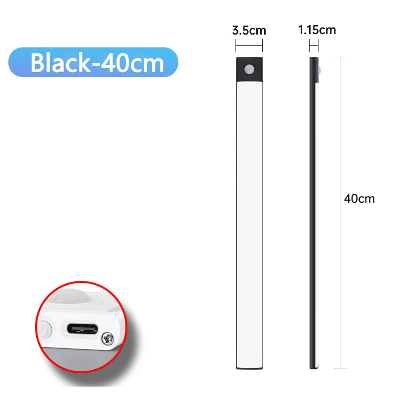 Wireless Motion Sensor LED Night Light and Rechargeable Under Cabinet Lamp