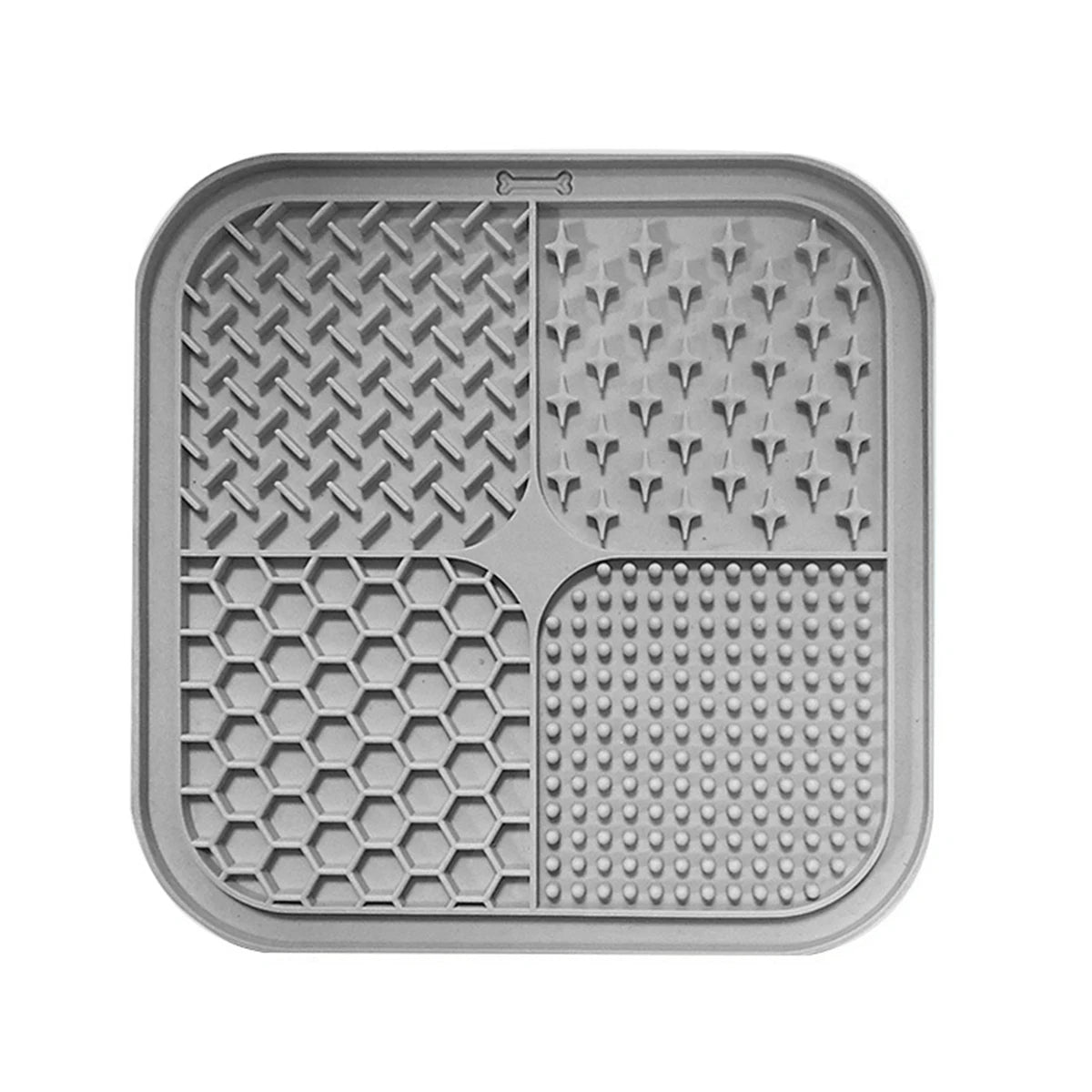 Zyvomart 1PC Silicone Pet Lick Mat Slow Feeder Pad with Suction Cups