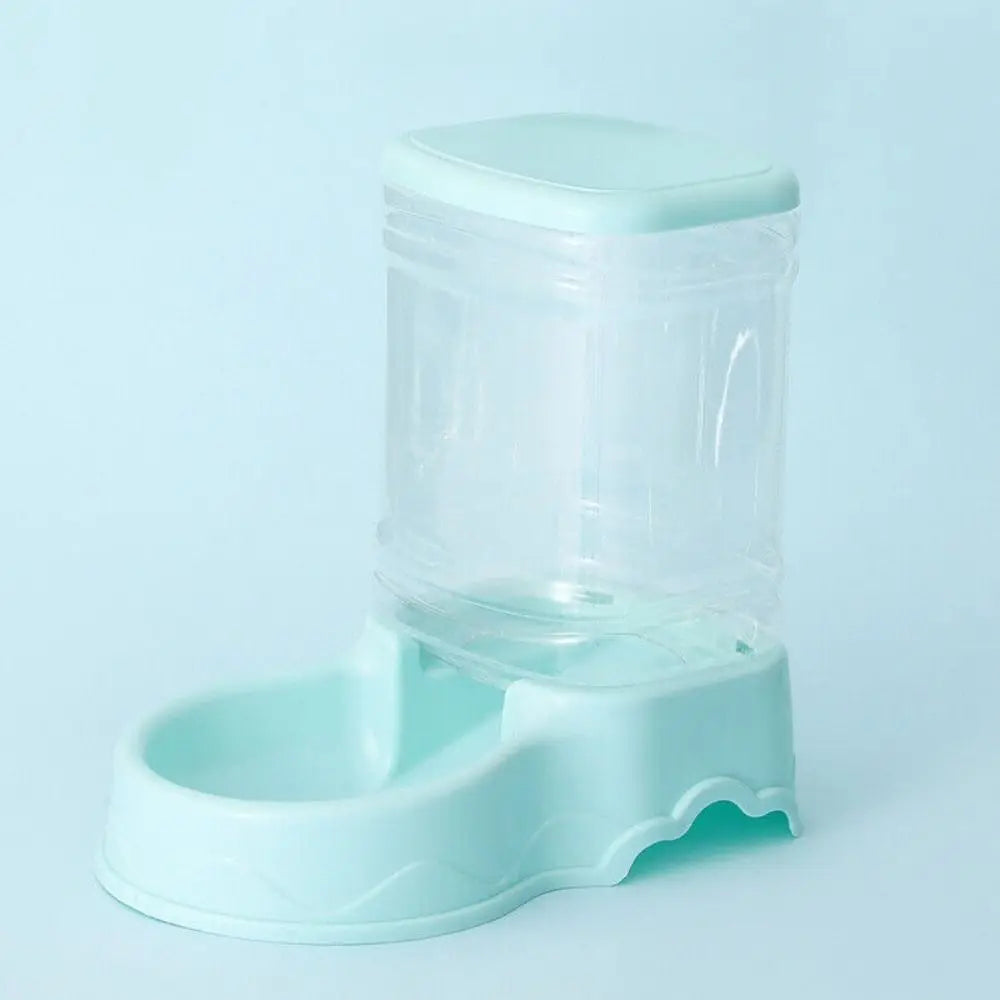 Zyvomart 3.8L Automatic Pet Feeder & Water Fountain Dispenser Bowl for Cats & Dogs
