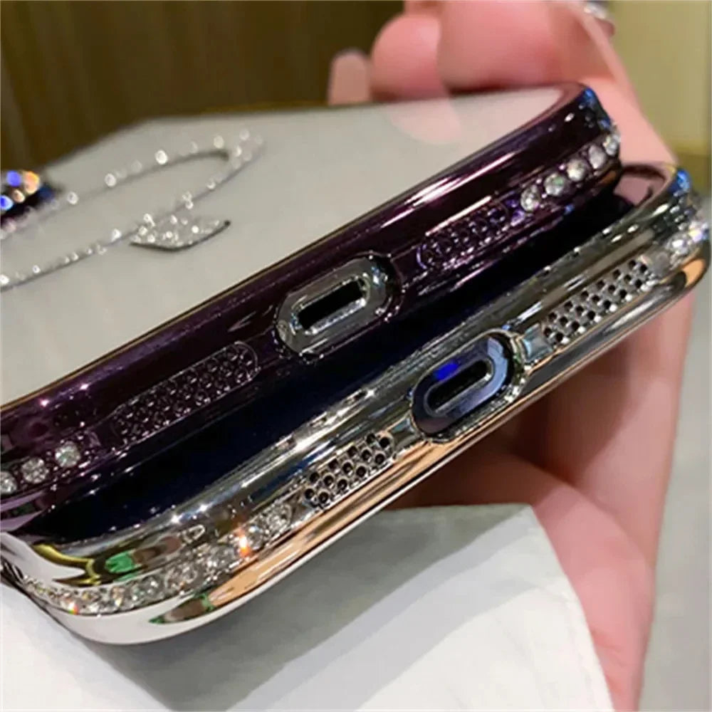 Luxury Glitter Diamond Magnetic Case for iPhone 11-17 Pro Max