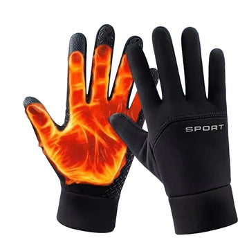 Zyvomart Unisex Winter Warm Touch Screen Windproof Non-Slip Cycling Gloves