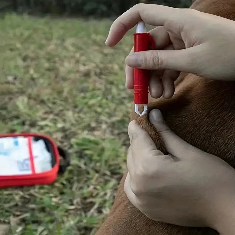 Zyvomart Compact Pet First Aid Kit for Dogs & Cats - Emergency Supplies for Camping & Backpacks