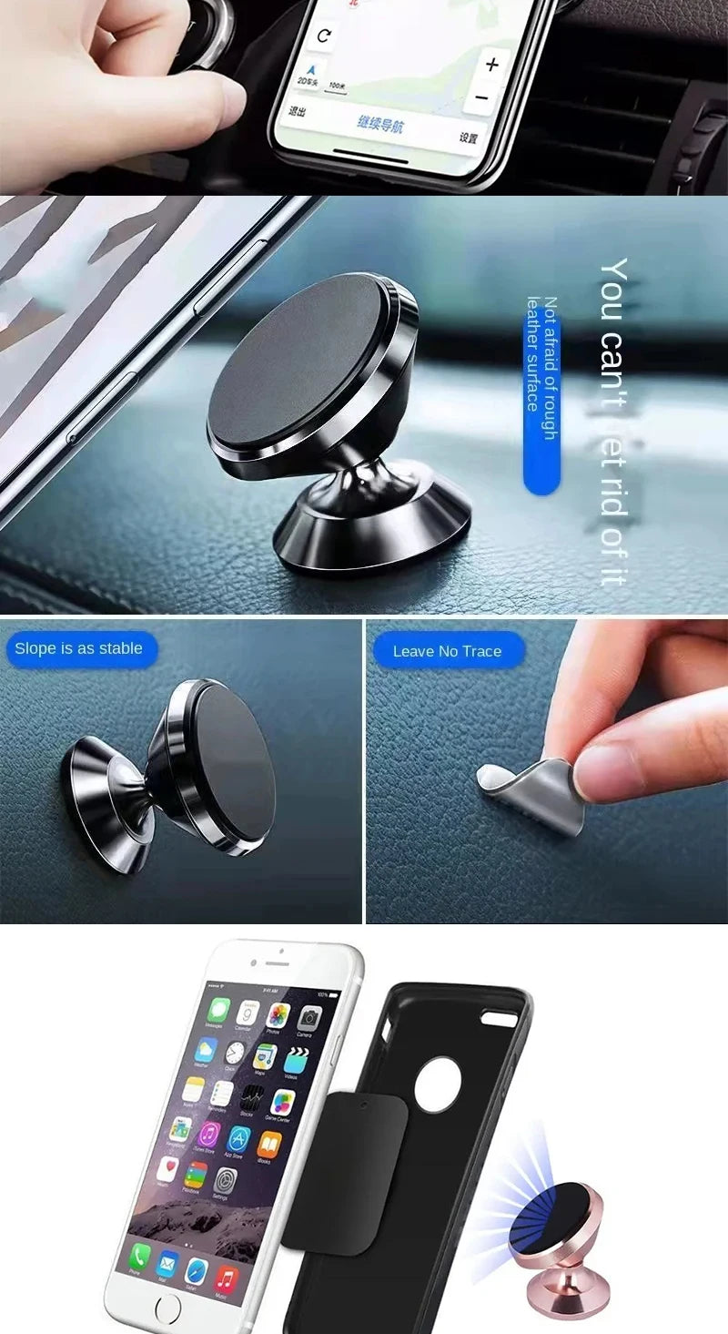 Zyvomart Universal Magnetic Car Phone Holder Dashboard Mount GPS Stand