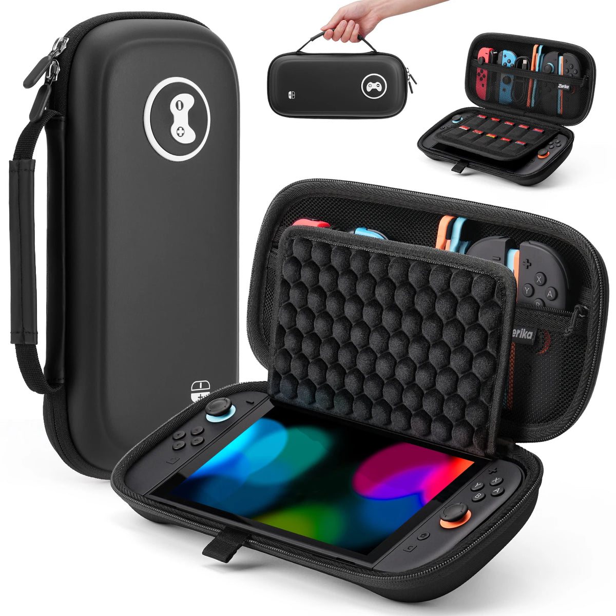 Zyvomart Waterproof Travel Carrying Case for Nintendo Switch 2 & Switch OLED