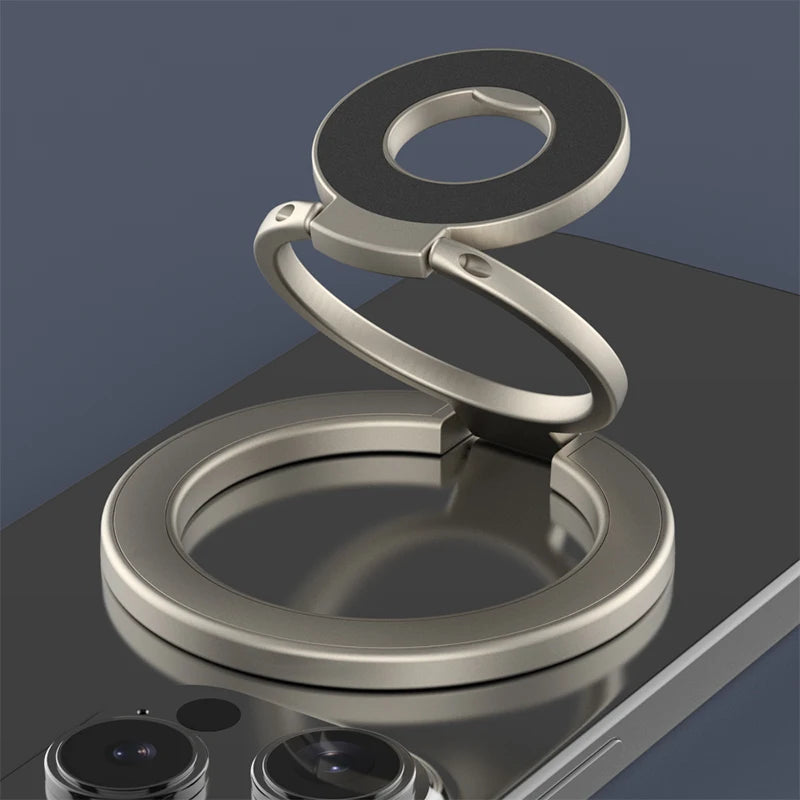 MagSafe Double Sided Magnetic Phone Ring Holder Folding Stand Grip Bracket