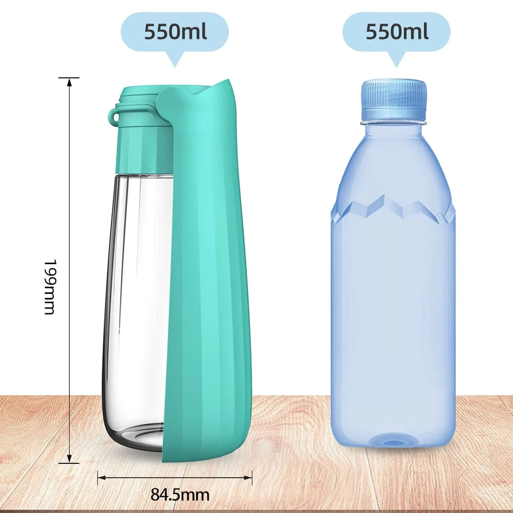 Zyvomart Outdoor Portable Dog Water Bottle Leak Proof Pet Drinking Bowl