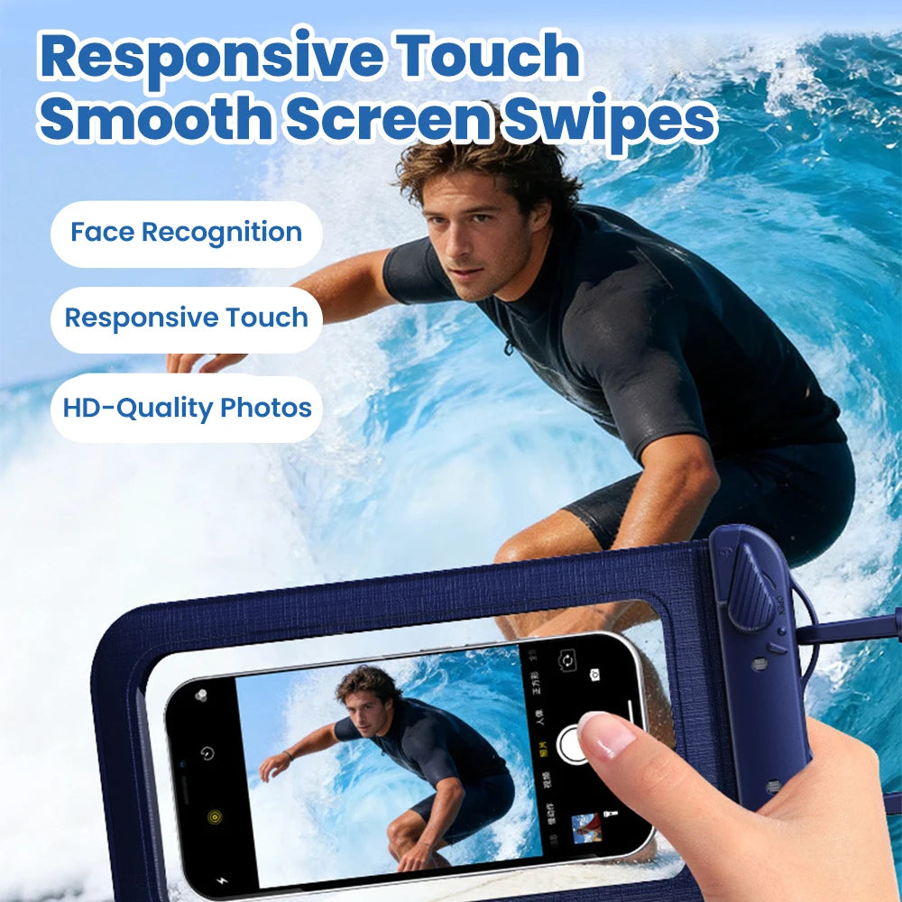 Zyvomart 7.5 Inch Touchscreen Mobile Phone Waterproof Bag for Swimming Diving