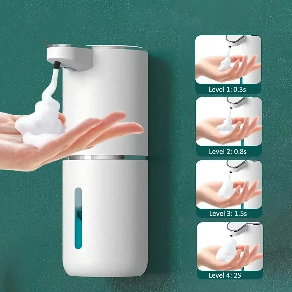 380ML Automatic Foam Soap Dispenser with USB Charging and Smart Sensor
