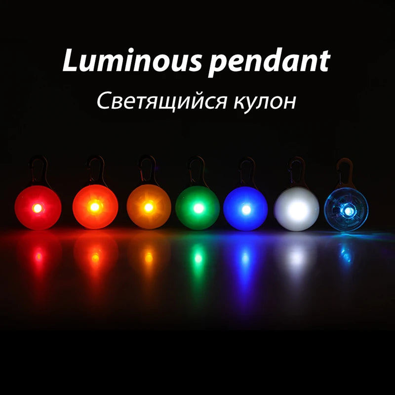 Zyvomart USB Rechargeable Glowing LED Pet Collar - Luxury Detachable Bright Night Safety Light