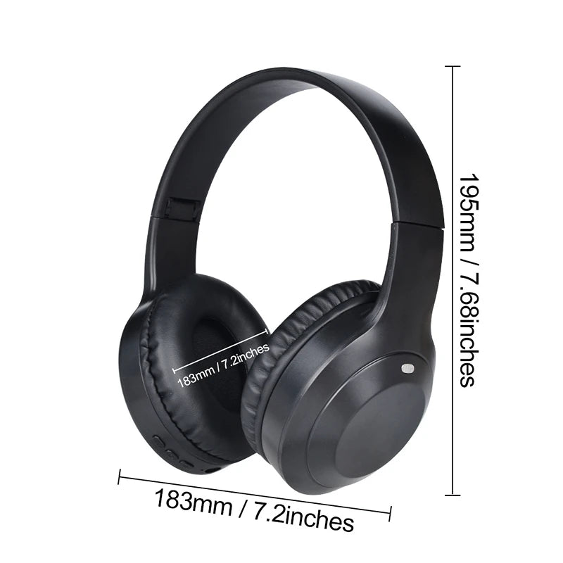 Zyvomart M5 Over Ear Wireless Bluetooth 5.3 HiFi Stereo Gaming Headphones
