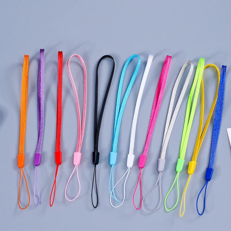 Zyvomart 50Pcs Multicolor Hand Wrist Strap Lanyard String for Mobile Phone