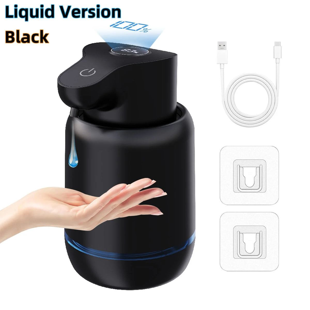 380ML Automatic Foam Soap Dispenser with USB Charging and Smart Sensor