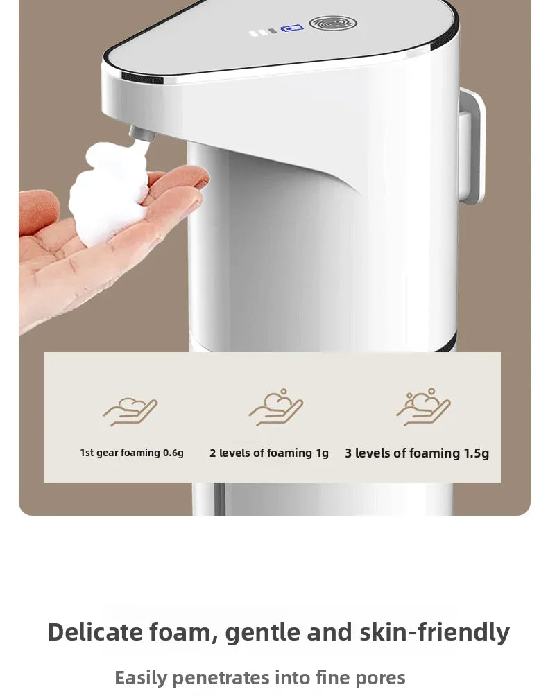 Automatic Foam Soap Dispenser with USB Charging and Smart Sensor for Bathroom