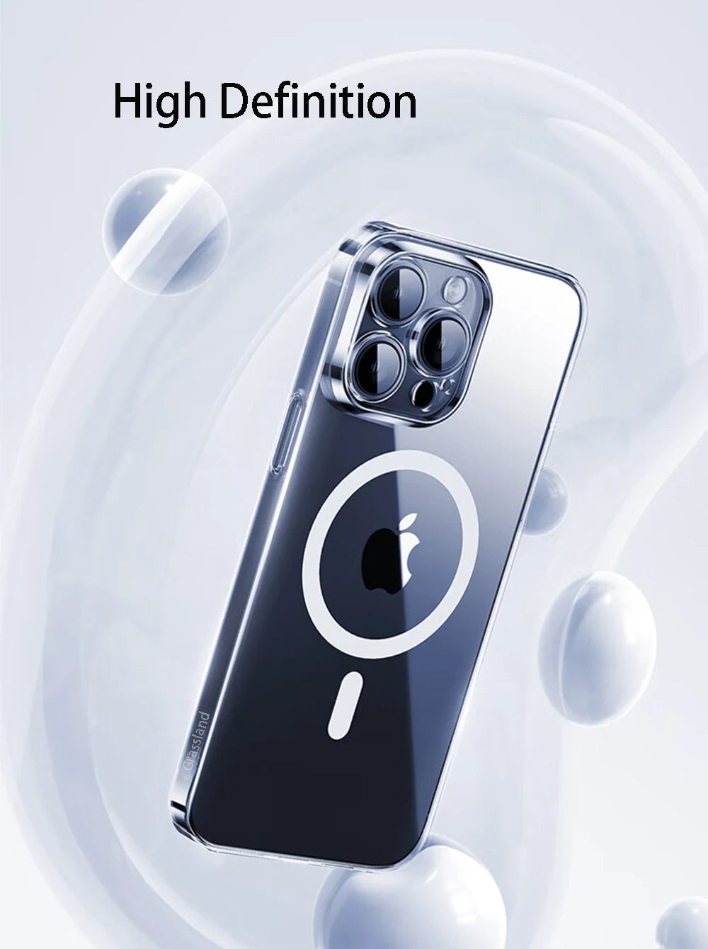 Clear Magnetic Shockproof Case for iPhone 7-16 Pro Max and XR