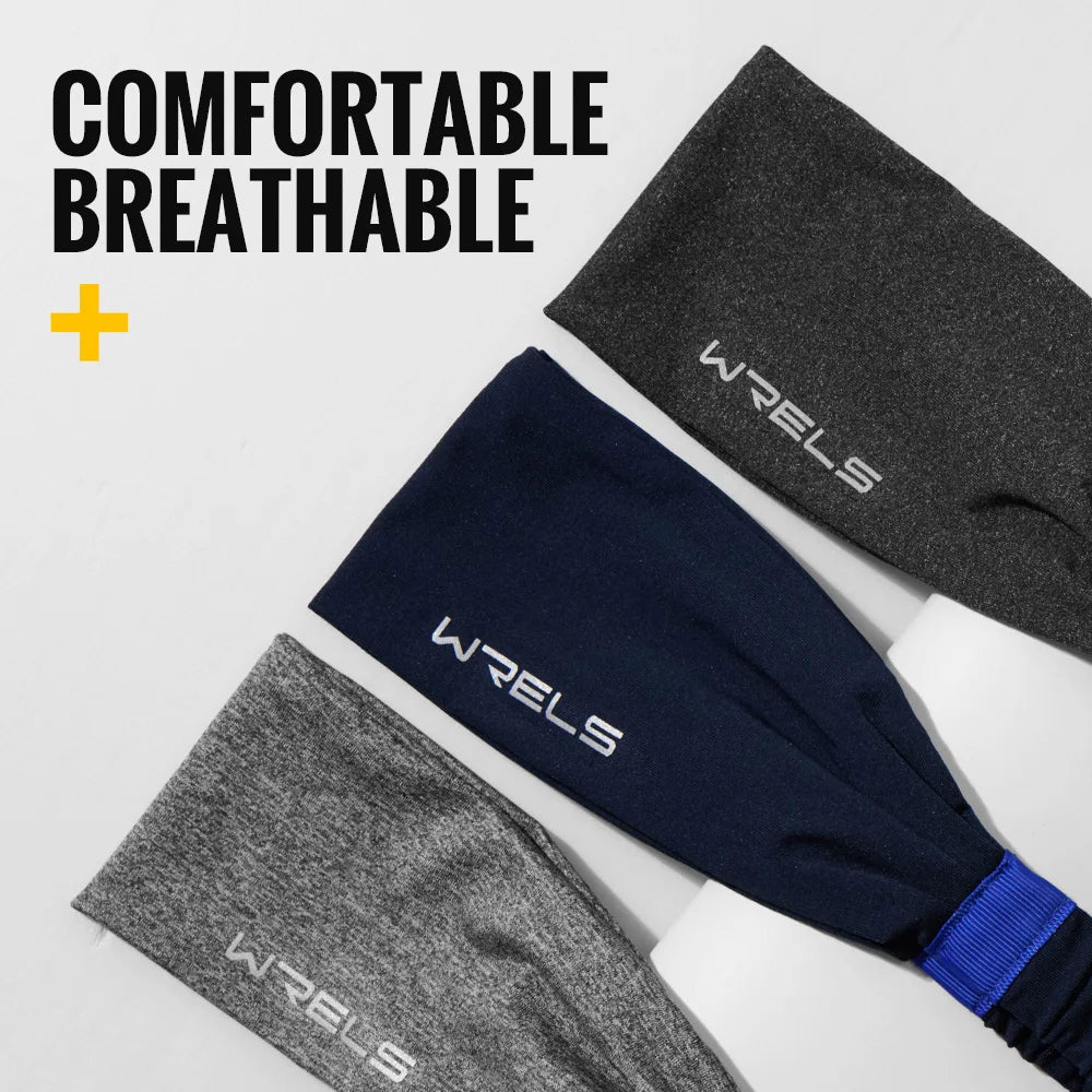 Zyvomart WRELS Sports Headbands Moisture Wicking Sweatbands for Running