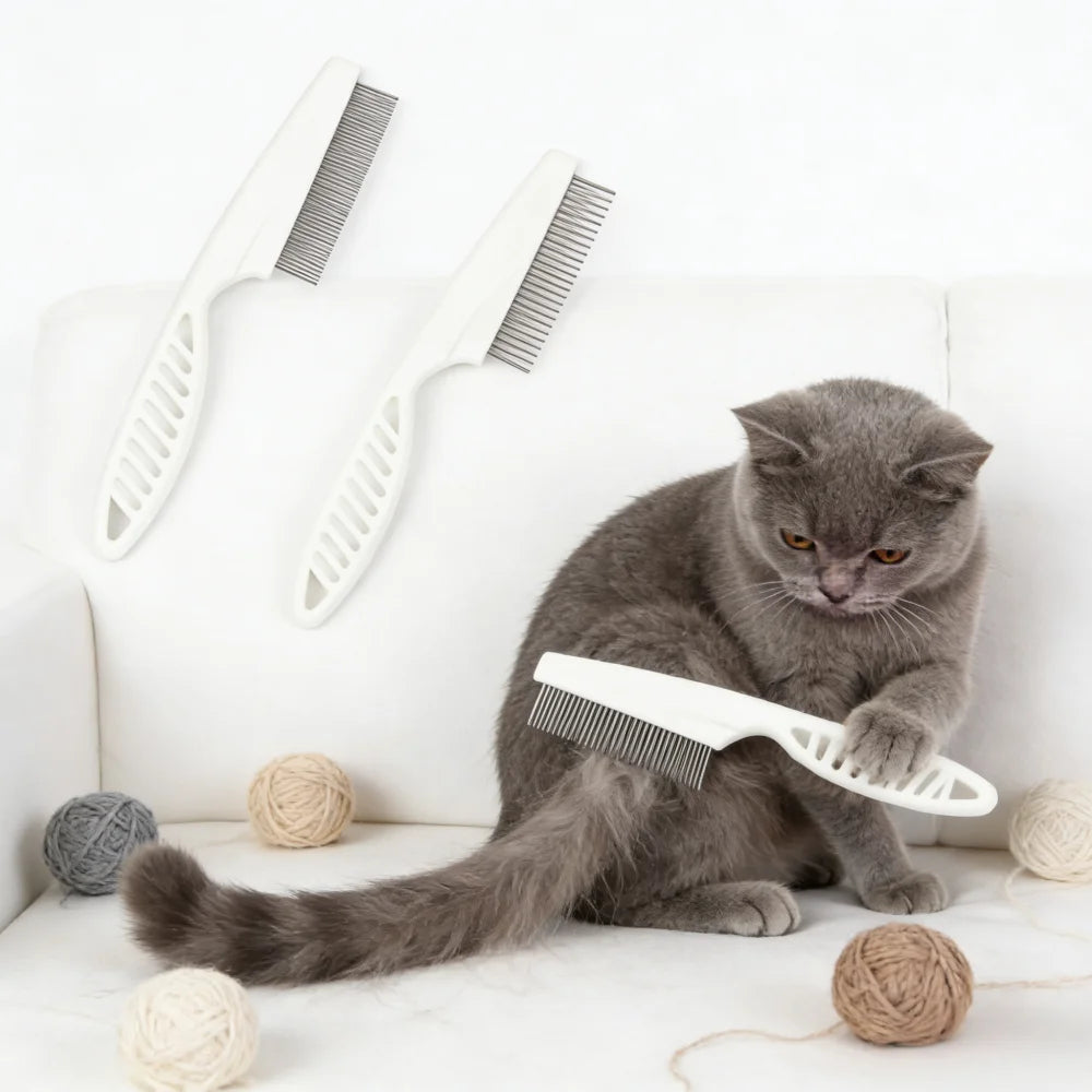 Zyvomart Cat Corner Scratcher Self Groomer with Catnip - Wall Corner Massage Comb & Hair Grooming Brush