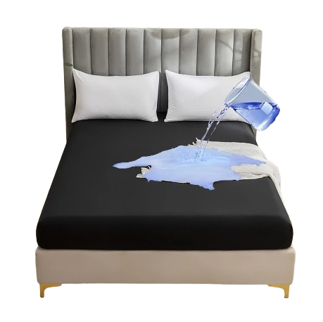 Waterproof Fitted Mattress Protector Soft Breathable Bedding Cover