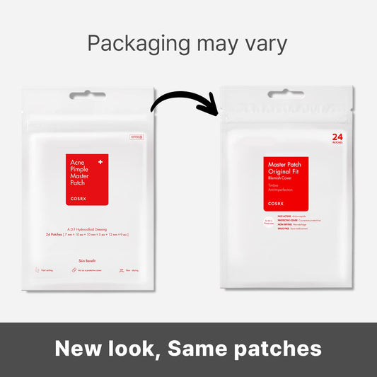 COSRX Master Patch Original Fit (24 Counts) - Hydrocolloid Absorbing Pimple Patches for Spot Treatment