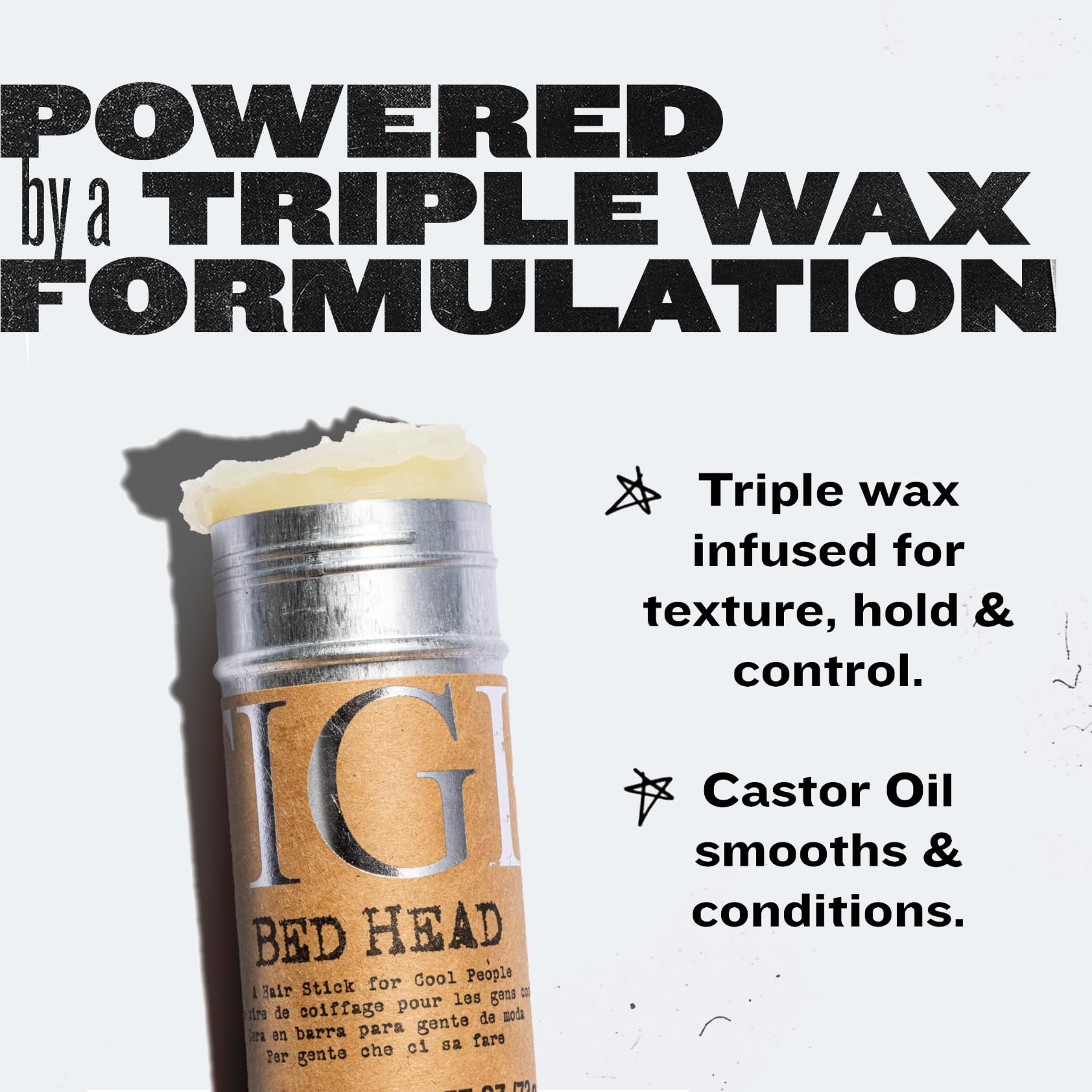 Bed Head by TIGI Hair Wax Stick 75g - Professional Styling Stick