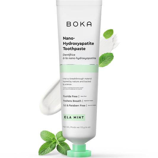 Boka Fluoride Free Nano Hydroxyapatite Toothpaste 113g - Mild Ela Mint